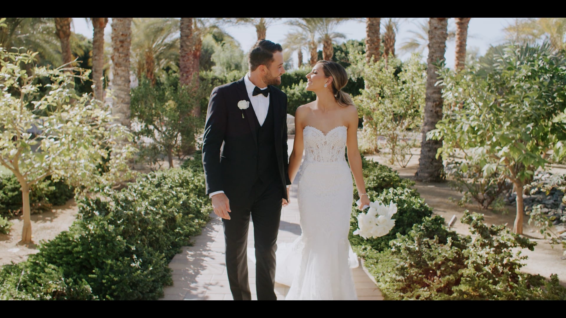 A wedding film still from Old Polo Estate
