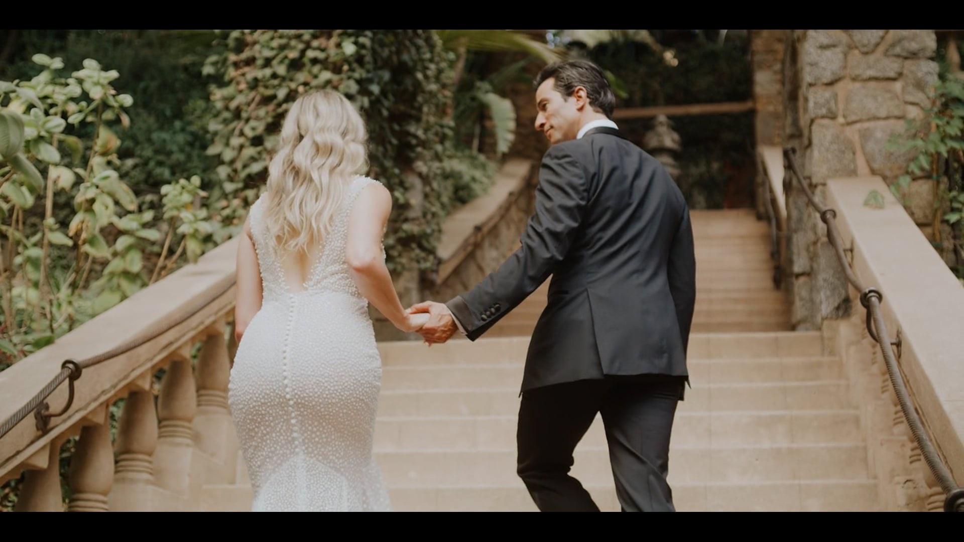 A wedding film still from The Houdini Estate