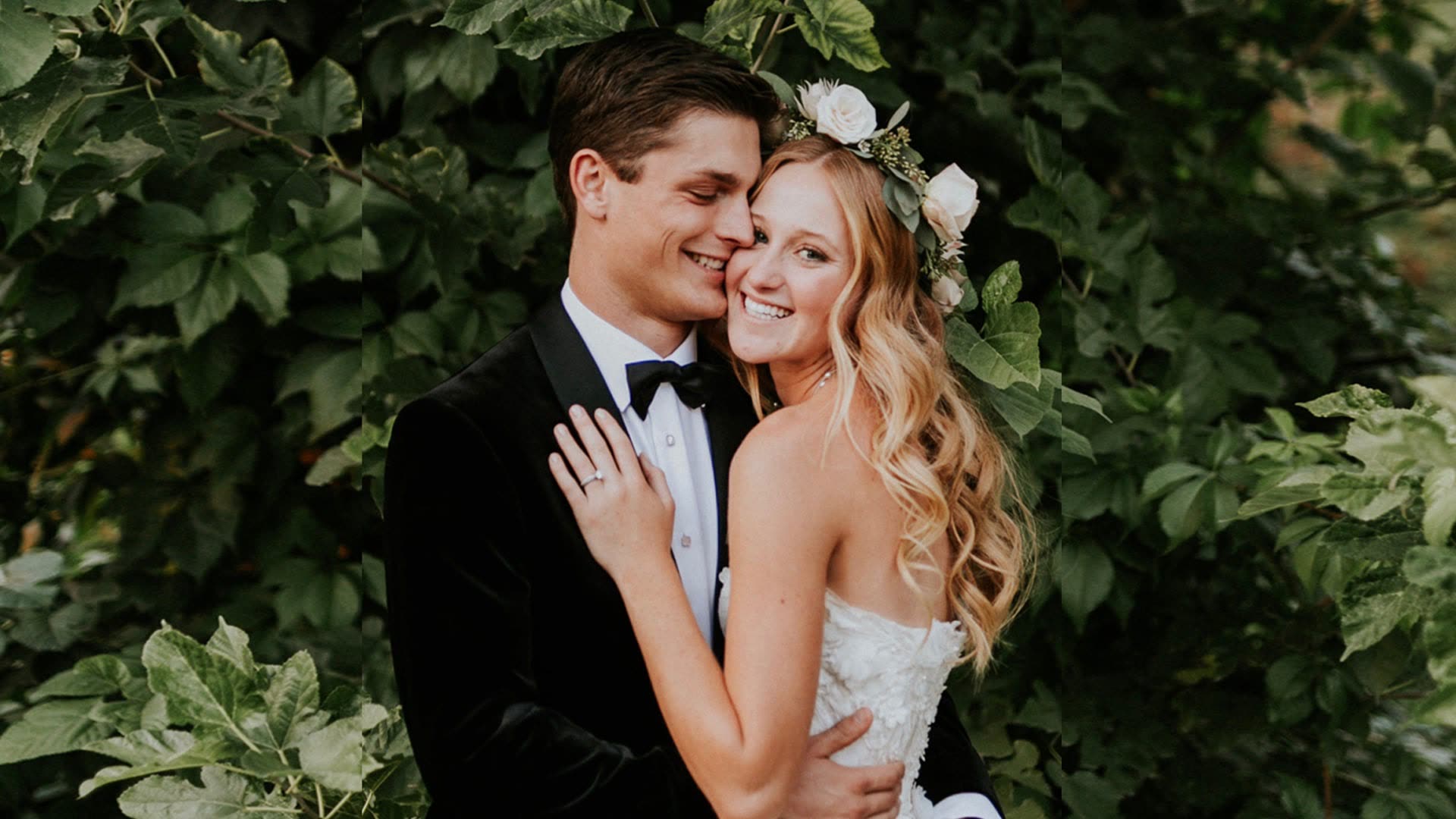 A wedding film still, Jadon & Pearl