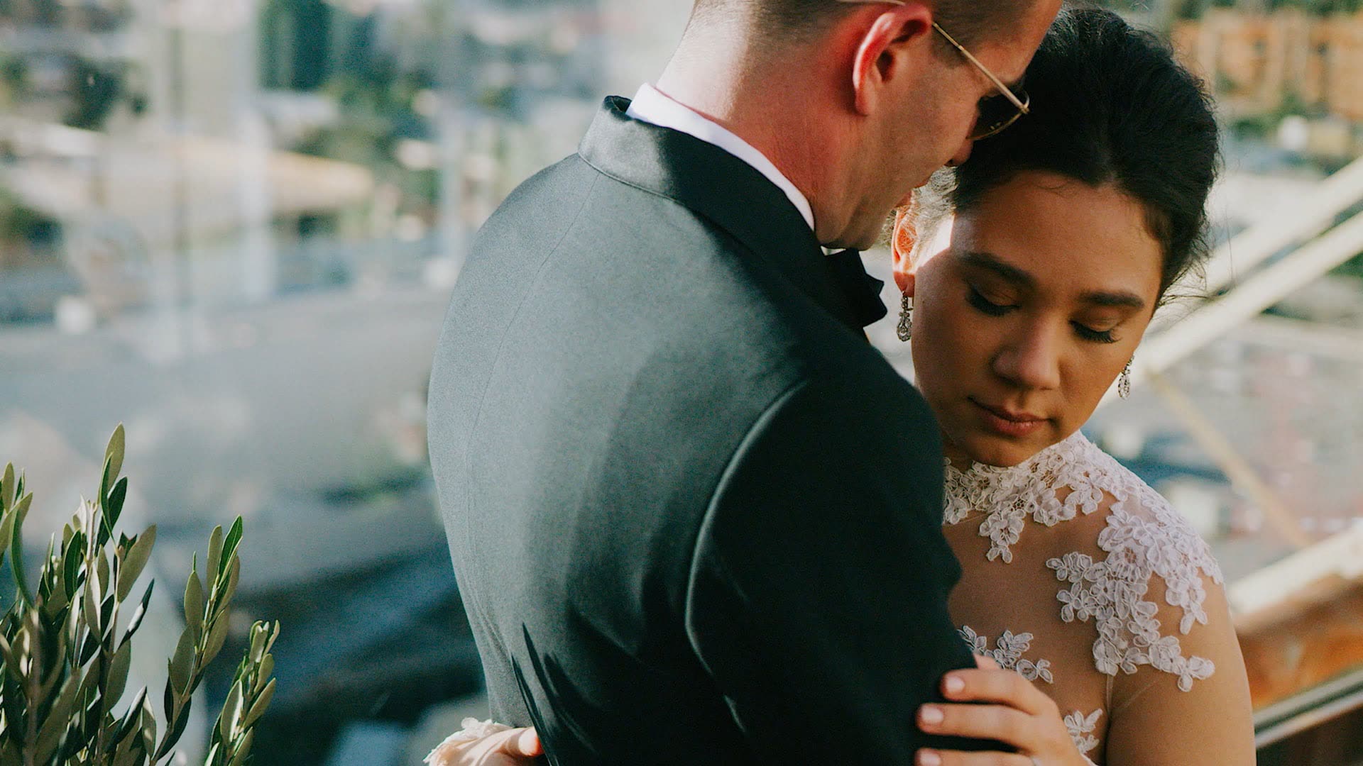 A wedding film still at The Hollywood Roosevelt, Los Angeles