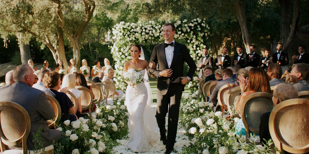 Luke and Anna's ceremony beneath the oaks, Santa Susana