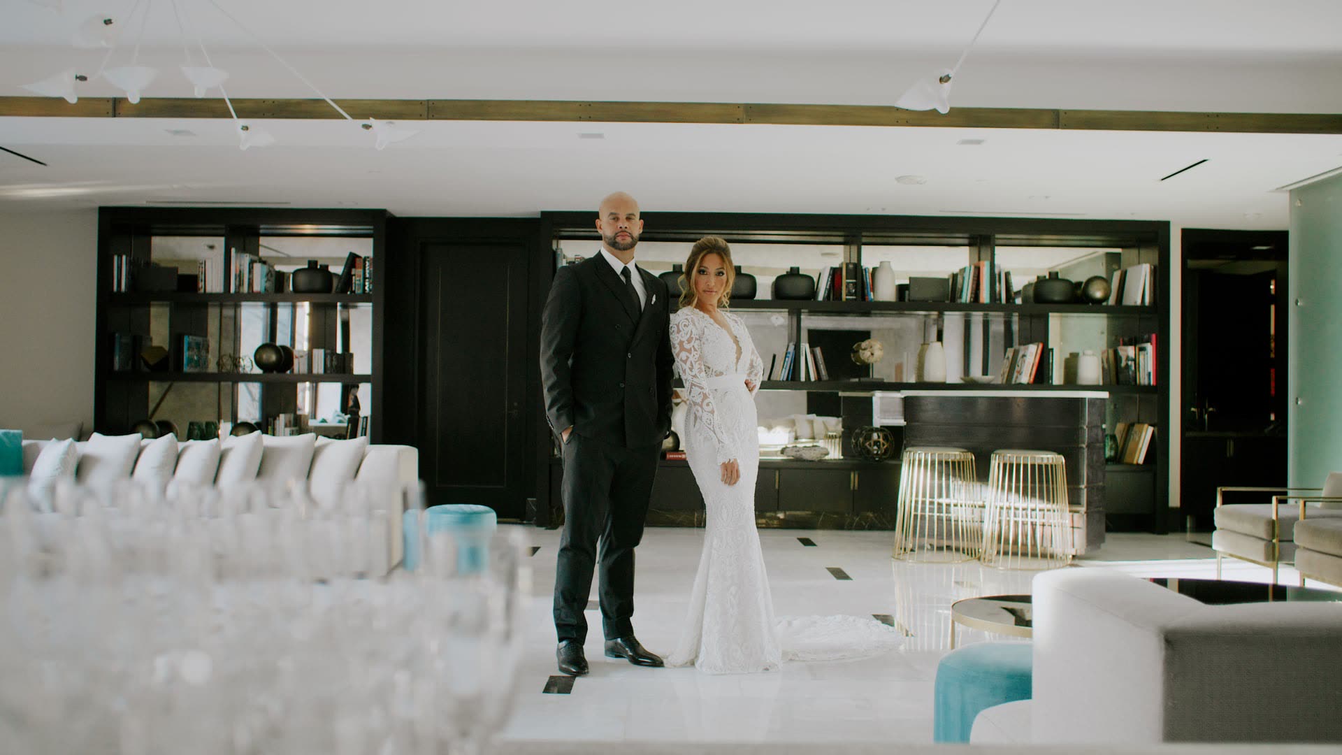 A wedding film still at The London West Hollywood at Beverly Hills, West Hollywood
