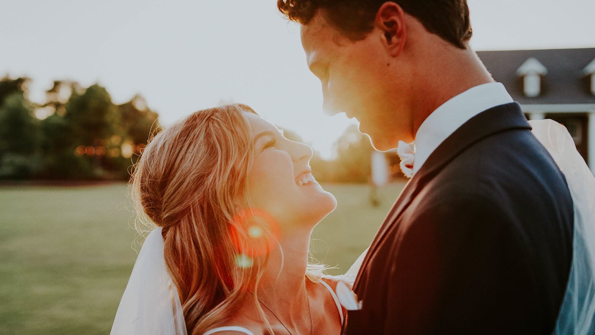 A wedding film still from Kingsburg, California