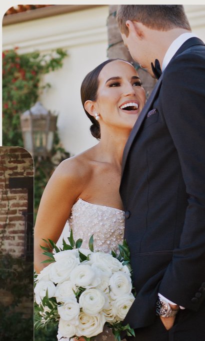 A still frame from Luke & Anna's wedding film
