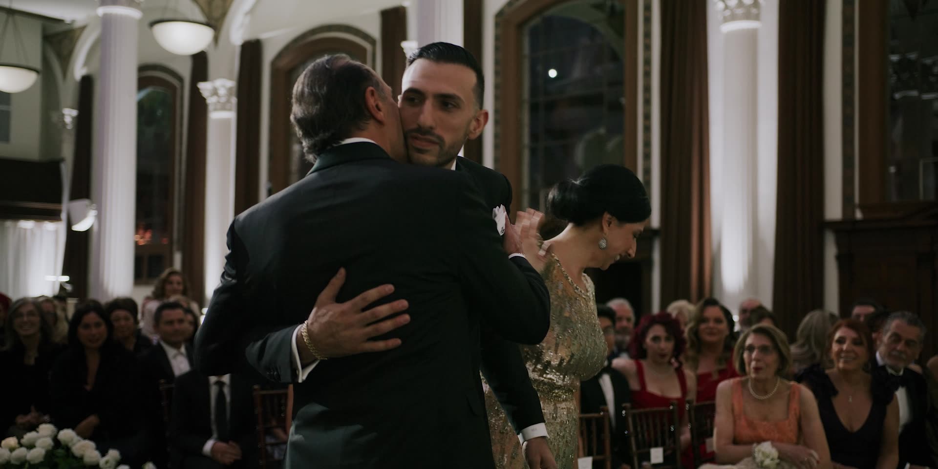 The processional down the aisle at Vibiana