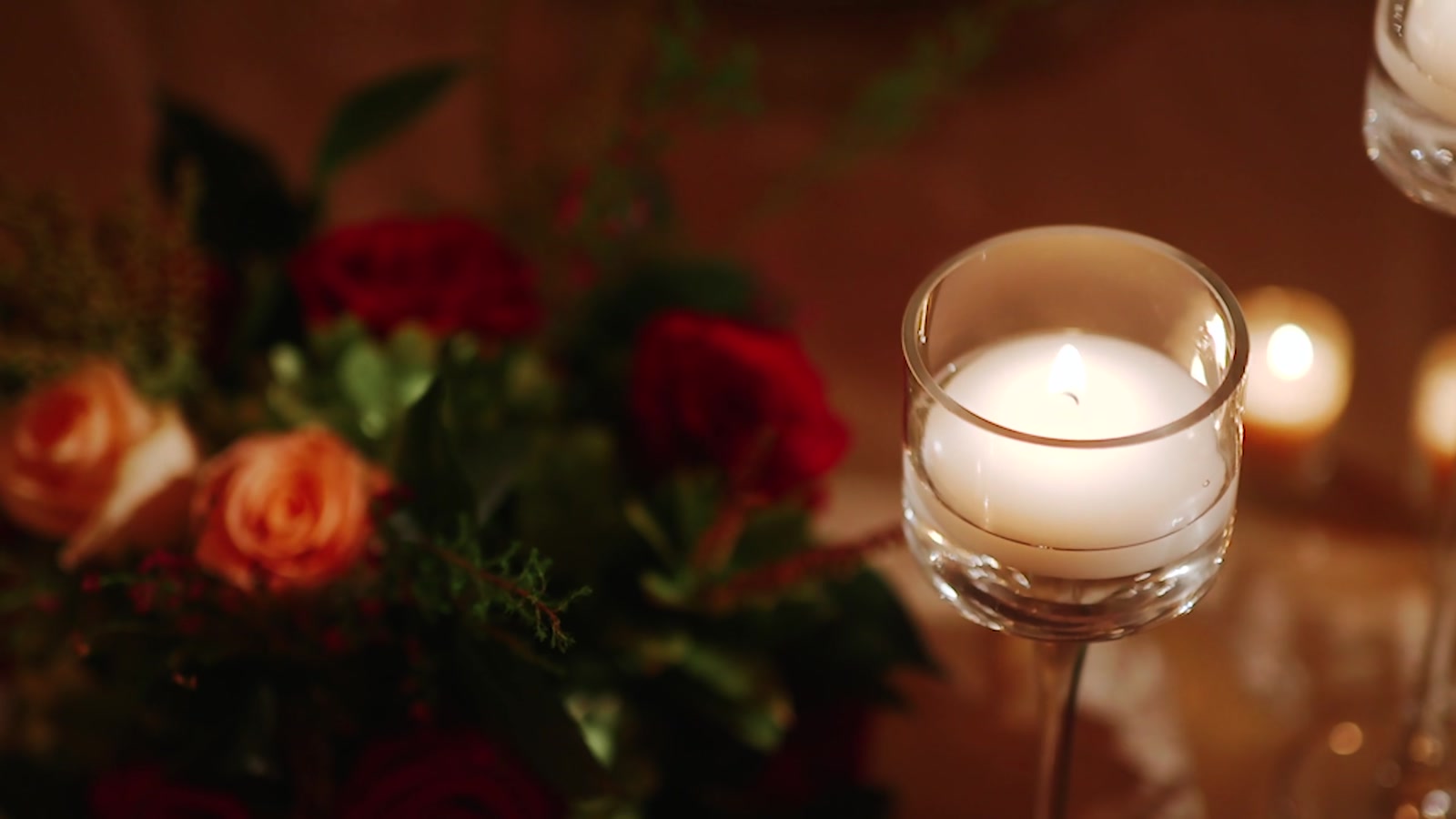 A still from Jordon & Annie's wedding film at The Hollywood Roosevelt